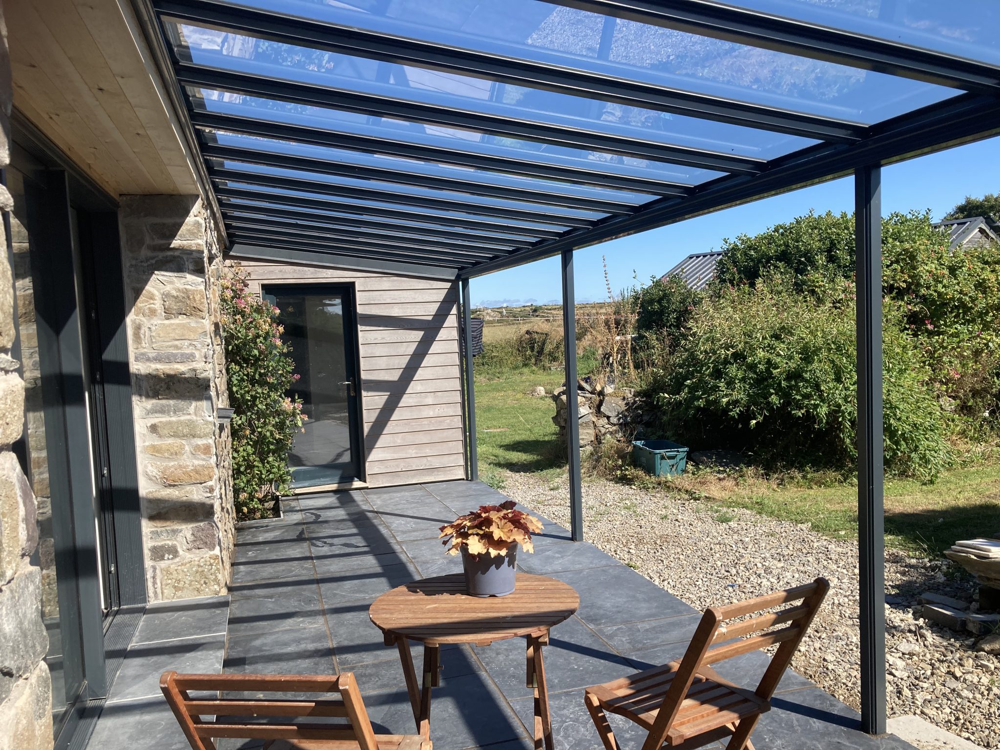 Simplicity 6 veranda specified so it can be enclosed as a glass room at a later date